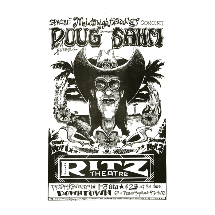 Doug Sahm Concert Poster